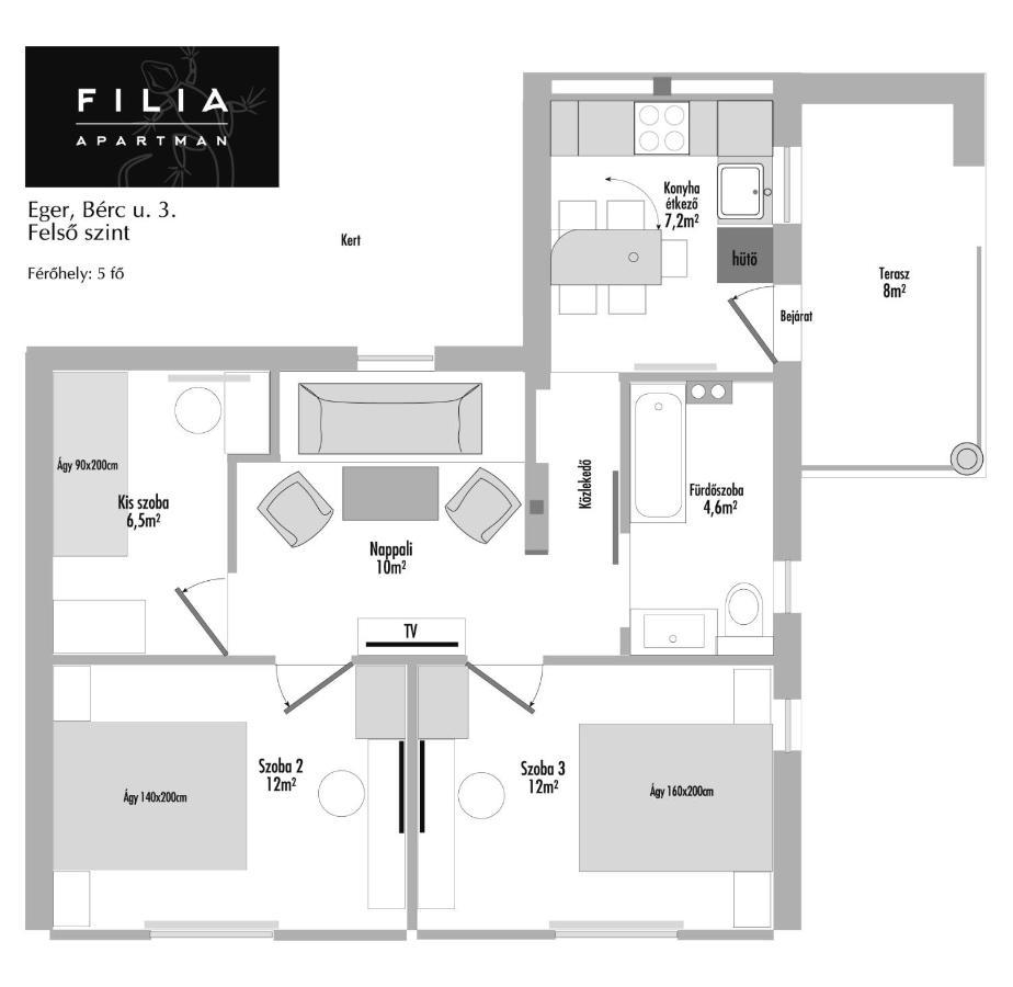 Filia Apartman Έγκερ Εξωτερικό φωτογραφία
